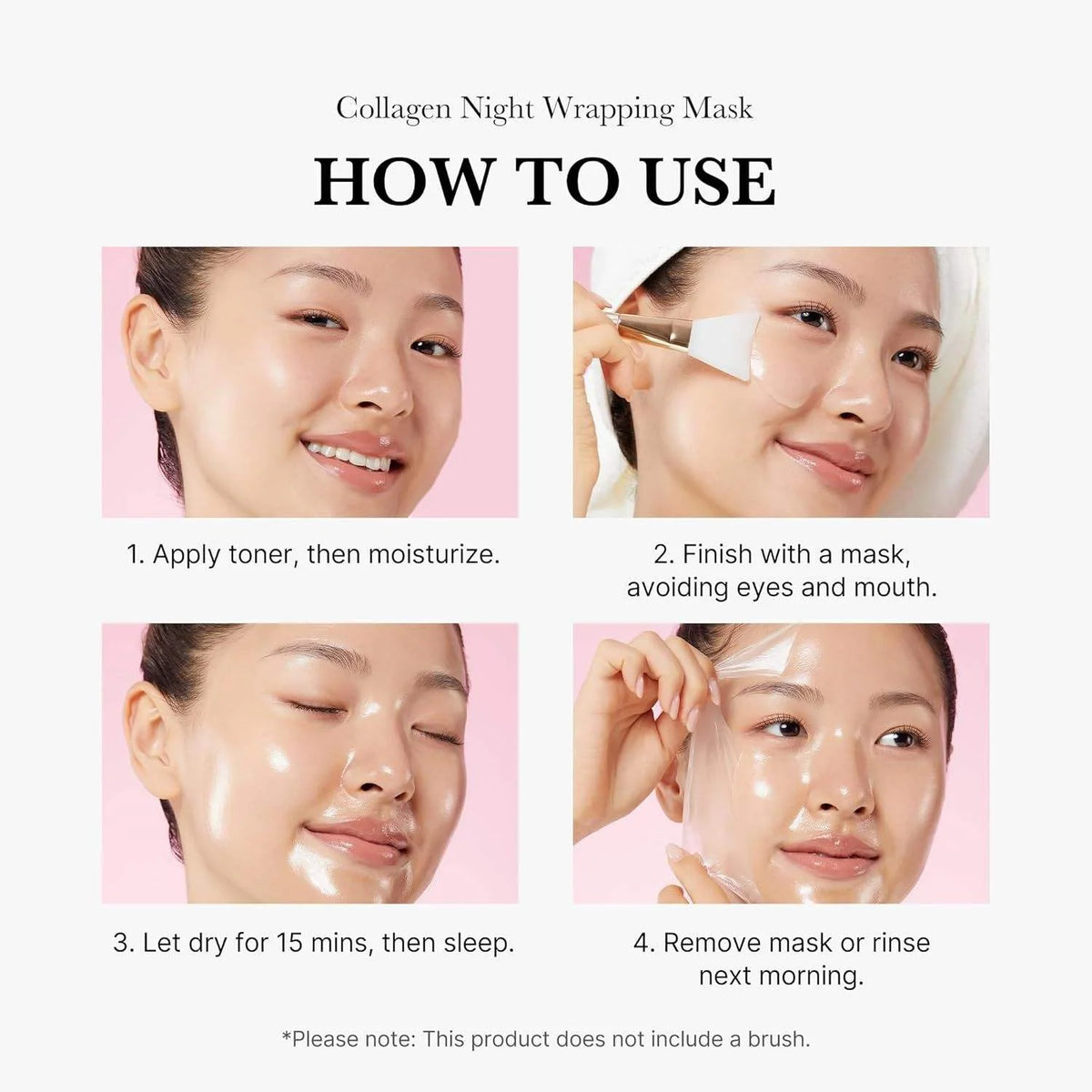 Customized Korea for Medi Cube Collagen Night Wrap Mask Exfoliating Moisturizing Face Skincare Mask Wholesale Face & Body Care