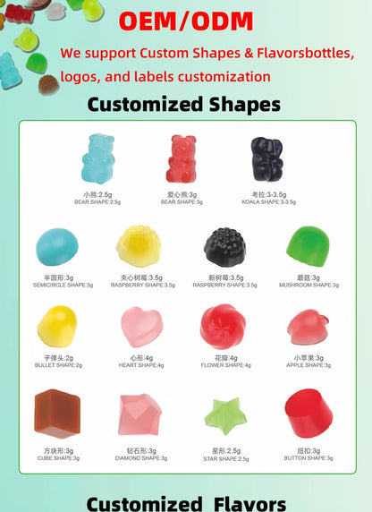 OEM ODM Advanced KETO ACV Gummies Fiber Supplement Apple Cider Vinegar Gummy Vitamin B12 Health Antioxidant Health Supplements