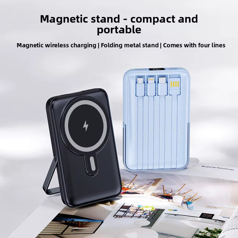 Wholesale Magnetic Super Fast Charging Power Bank 4-1 with Stand 20000Mah Portable Charger