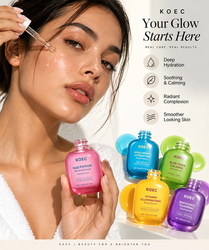 KOEC NAD+ Peptide Boosting Serum – Hydrating & Firming