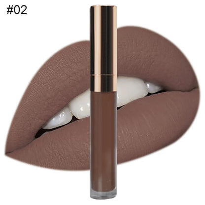 Custom Logo Natural Vegan Vegan Long Lasting Waterproof Matte Liquid Lipstick Private Label Waterproof Lip Makeup
