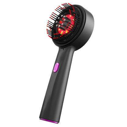 Head Massage Relieves Scalp Tension Promotes Hair Growth Soft and Healthy Red Hair Is Achieved with Help of the Oil Applicator