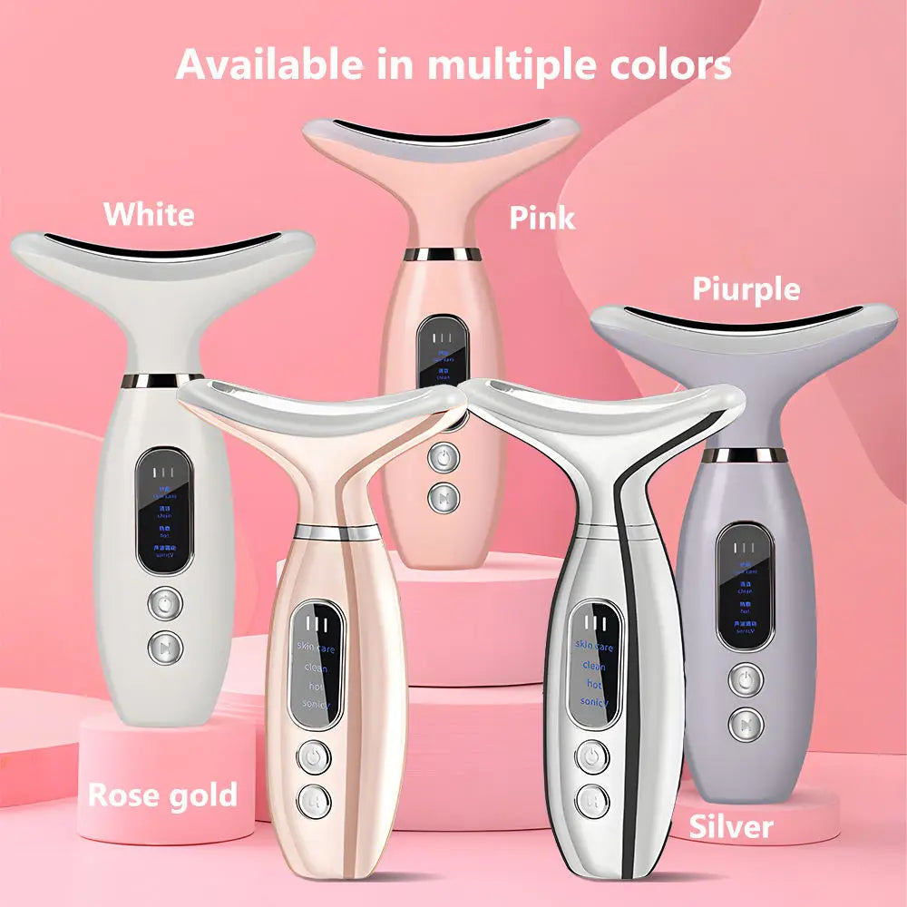 Neck Face Massager with Vibration and Thermals Face Sculpting Tool for Double Chin and Skin Care