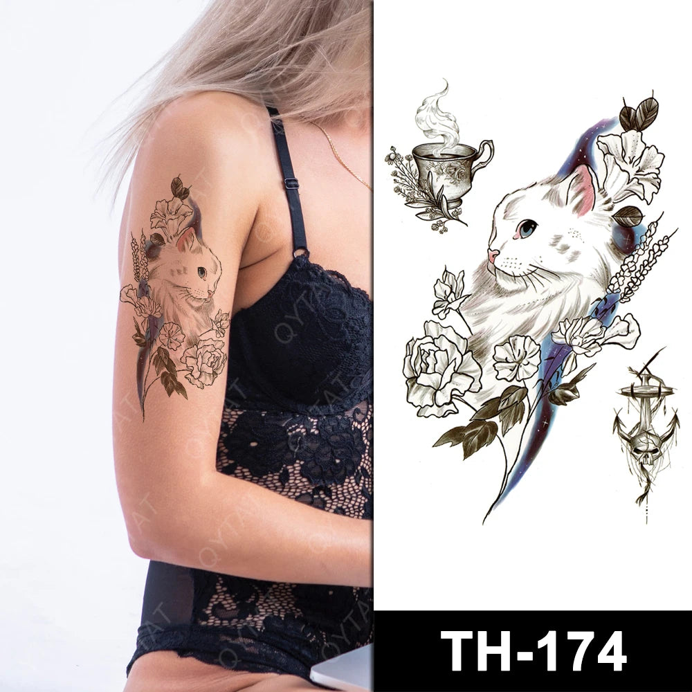 Cosmetic Sexy Women Makeup Color Waterproof Sticker Tatto Temporary
