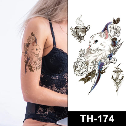 Cosmetic Sexy Women Makeup Color Waterproof Sticker Tatto Temporary
