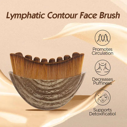 Portable Travel Size Moon Shape Body Scraping Neck Eye Care Lymphatic Contour Face Synthetic Hair Cover for Home On-The-Go Use