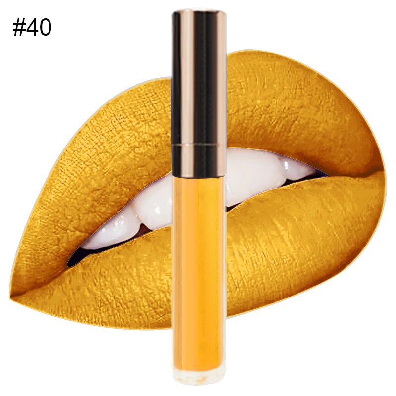 Custom Logo Natural Vegan Vegan Long Lasting Waterproof Matte Liquid Lipstick Private Label Waterproof Lip Makeup