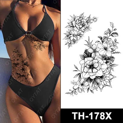 Cosmetic Sexy Women Makeup Color Waterproof Sticker Tatto Temporary