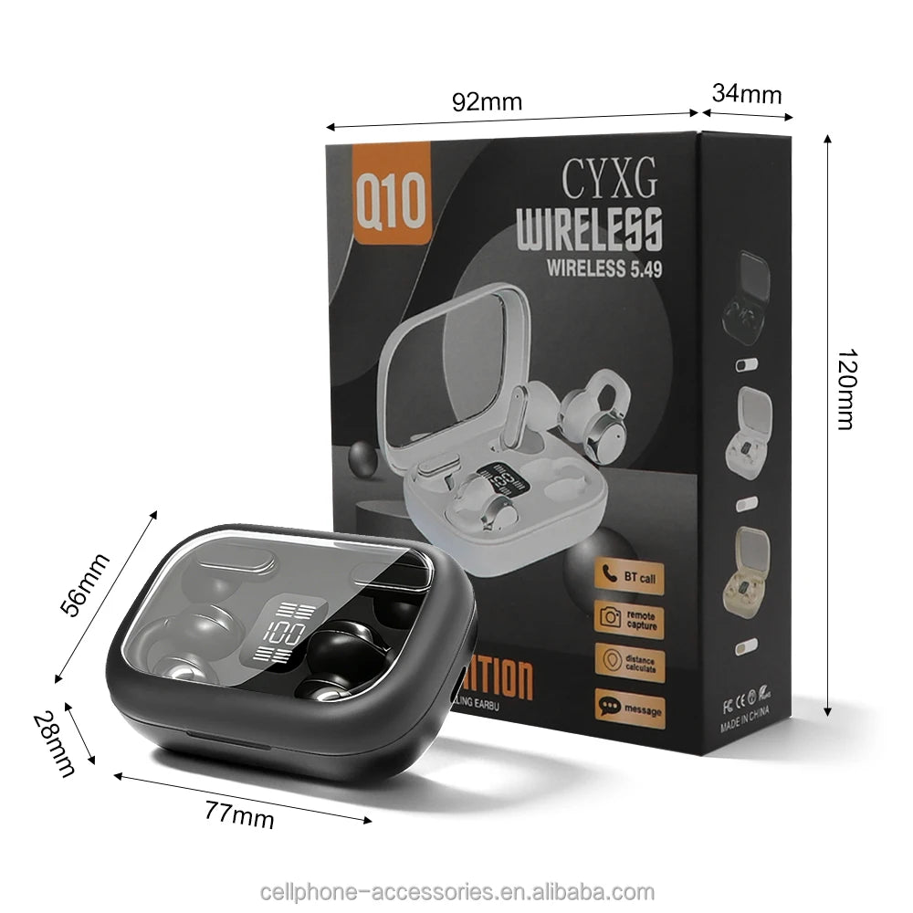 ENC No Noise Cancellation Wireless Earbuds for 5.4 JL Chipset LED Indicator 200Mah Battery Life Type-C IPX4 Waterproof