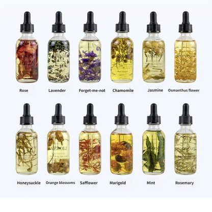 Pure Organic Natural Dry Flower Oil Multi-Scene Use Series for Body Massage and Skin Care