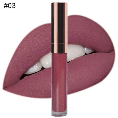 Custom Logo Natural Vegan Vegan Long Lasting Waterproof Matte Liquid Lipstick Private Label Waterproof Lip Makeup