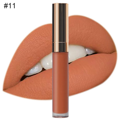 Custom Logo Natural Vegan Vegan Long Lasting Waterproof Matte Liquid Lipstick Private Label Waterproof Lip Makeup