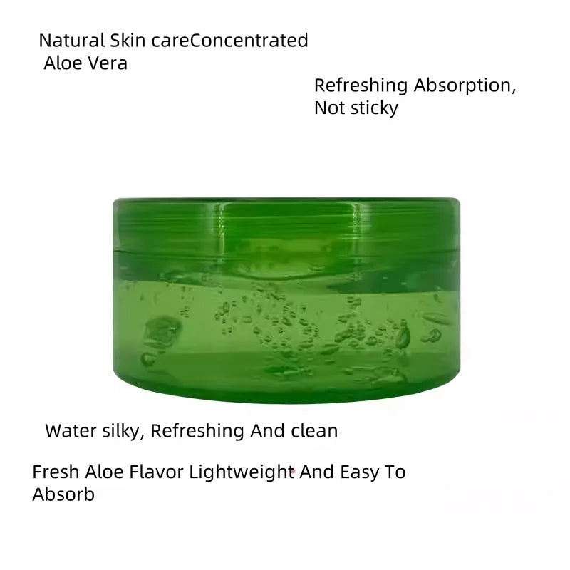 300G Herbal Aloe Vera Soothing Gel Face Body Deep Moisture Cooling Sun Care All Skin Types Day/Night Use