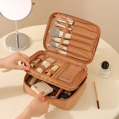 New Cross-Border Wash Beauty Tools Storage Bag Partition Portable Multipurpose Model T400 Modern Simple Cosmetic