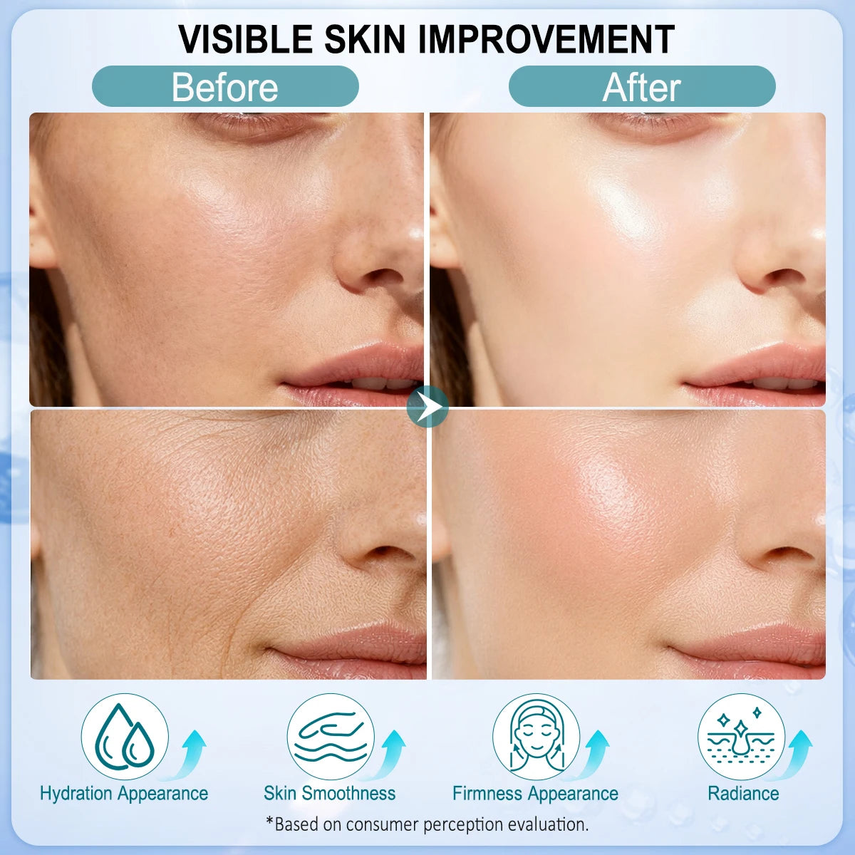 Dual Active PDRN Ghk-Cu Face Serum 55Ml anti Aging Firming Hydration Skin Texture Care Wholesale Private Label OEM ODM Supplier