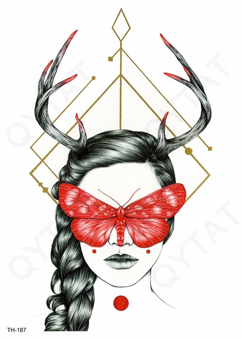 Cosmetic Sexy Women Makeup Color Waterproof Sticker Tatto Temporary