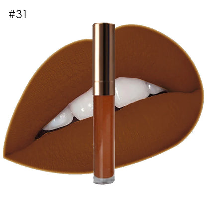 Custom Logo Natural Vegan Vegan Long Lasting Waterproof Matte Liquid Lipstick Private Label Waterproof Lip Makeup