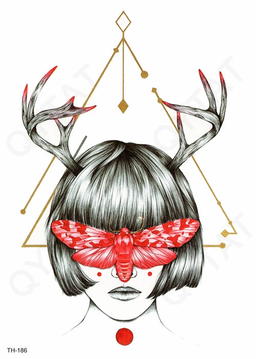 Cosmetic Sexy Women Makeup Color Waterproof Sticker Tatto Temporary