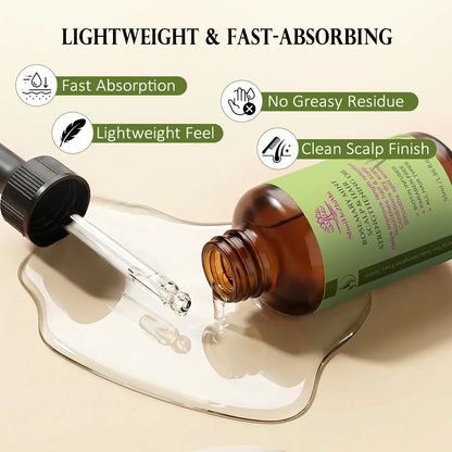 Rosemary Mint Hair Growth Oil Private Label Hair Care Scalp Nourishing Treatment Oil for Women Men OEM ODM Cosmetic Wholesale