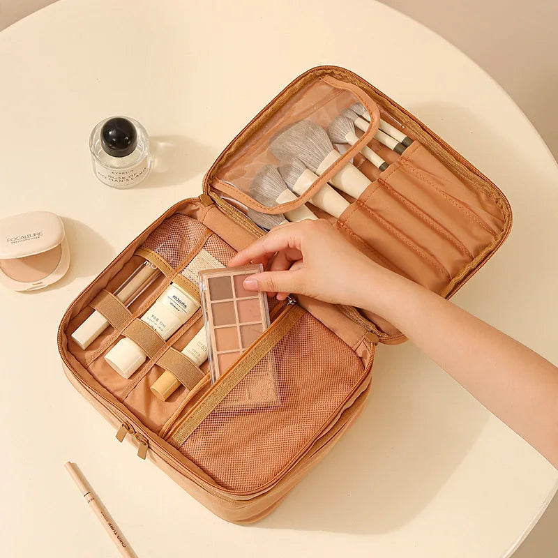 New Cross-Border Wash Beauty Tools Storage Bag Partition Portable Multipurpose Model T400 Modern Simple Cosmetic