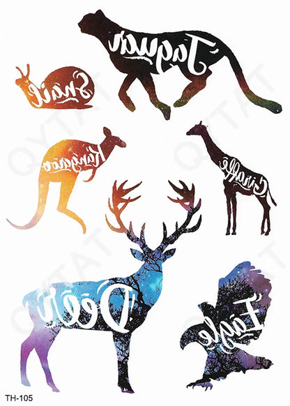 Cosmetic Sexy Women Makeup Color Waterproof Sticker Tatto Temporary