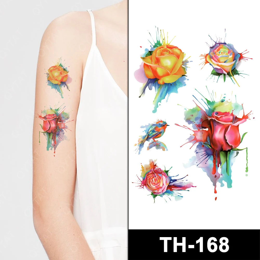 Cosmetic Sexy Women Makeup Color Waterproof Sticker Tatto Temporary