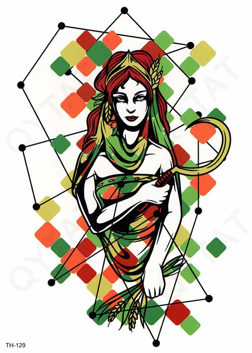 Cosmetic Sexy Women Makeup Color Waterproof Sticker Tatto Temporary