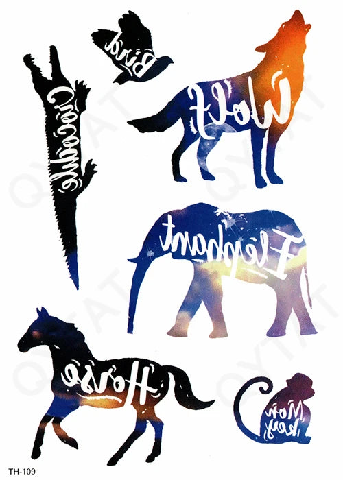 Cosmetic Sexy Women Makeup Color Waterproof Sticker Tatto Temporary