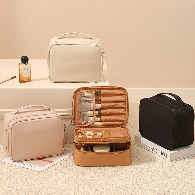 New Cross-Border Wash Beauty Tools Storage Bag Partition Portable Multipurpose Model T400 Modern Simple Cosmetic