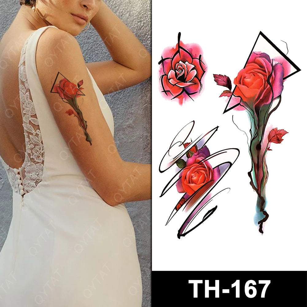 Cosmetic Sexy Women Makeup Color Waterproof Sticker Tatto Temporary