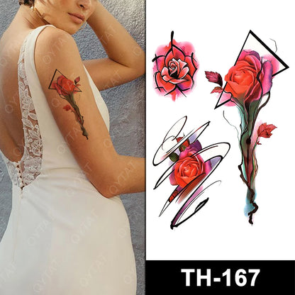 Cosmetic Sexy Women Makeup Color Waterproof Sticker Tatto Temporary