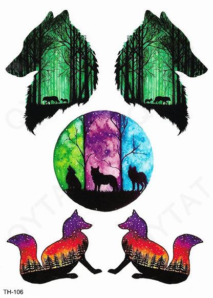 Cosmetic Sexy Women Makeup Color Waterproof Sticker Tatto Temporary