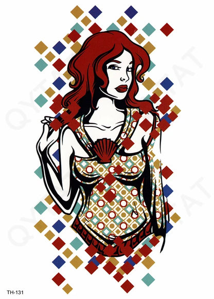 Cosmetic Sexy Women Makeup Color Waterproof Sticker Tatto Temporary