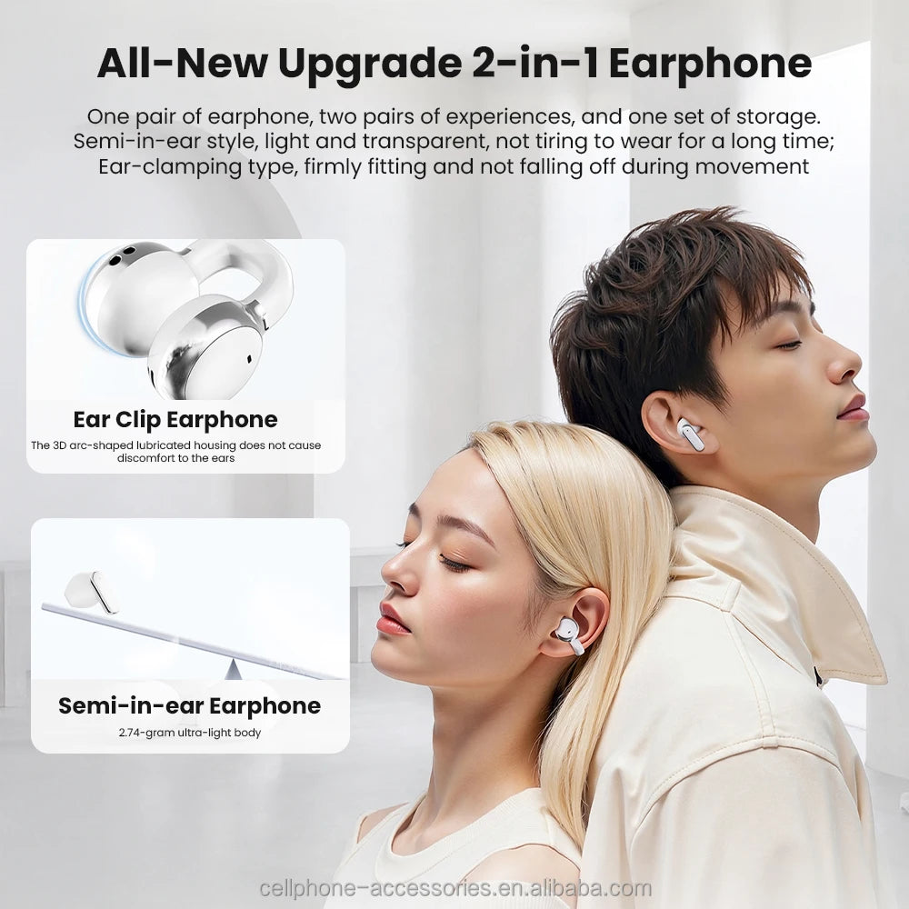 ENC No Noise Cancellation Wireless Earbuds for 5.4 JL Chipset LED Indicator 200Mah Battery Life Type-C IPX4 Waterproof