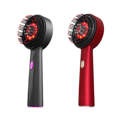 Head Massage Relieves Scalp Tension Promotes Hair Growth Soft and Healthy Red Hair Is Achieved with Help of the Oil Applicator