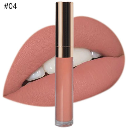 Custom Logo Natural Vegan Vegan Long Lasting Waterproof Matte Liquid Lipstick Private Label Waterproof Lip Makeup