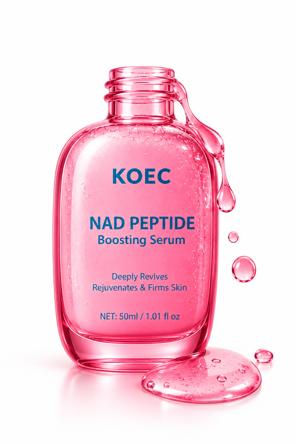 KOEC NAD+ Peptide Boosting Serum – Hydrating & Firming