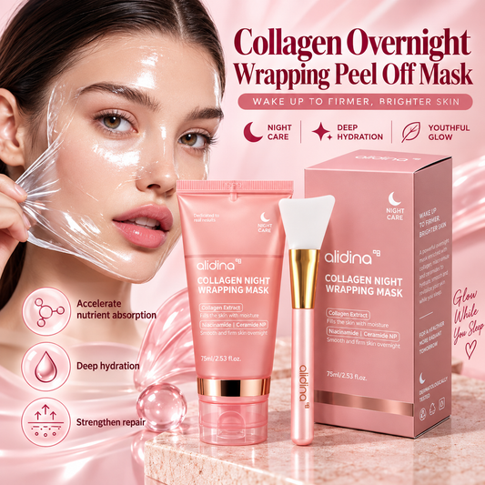 Collagen Overnight Wrapping Peel-Off Mask – Hydrating & Firming
