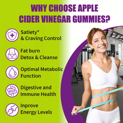 OEM ODM Advanced KETO ACV Gummies Fiber Supplement Apple Cider Vinegar Gummy Vitamin B12 Health Antioxidant Health Supplements