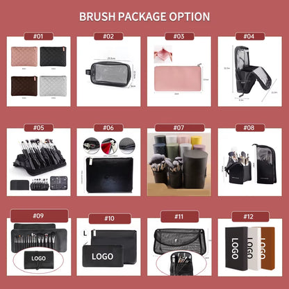 HMU High Quality Private Label Professional Black Silver Vegan Cruelty Free 18Pcs Makeup Brush Set for Professional Makeup
