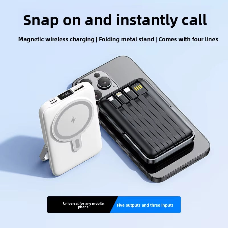Wholesale Magnetic Super Fast Charging Power Bank 4-1 with Stand 20000Mah Portable Charger